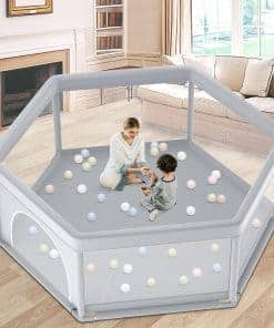 Corralito para Bebés besuhot 65x65 pulgadas, Gran Corralito