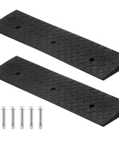 Rampa de Cuneta de Goma Resistente de 3 Toneladas QWORK,