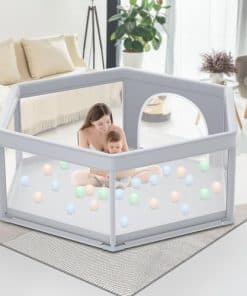 Parque de juegos grande para bebés 65x65 pulgadas, Parque
