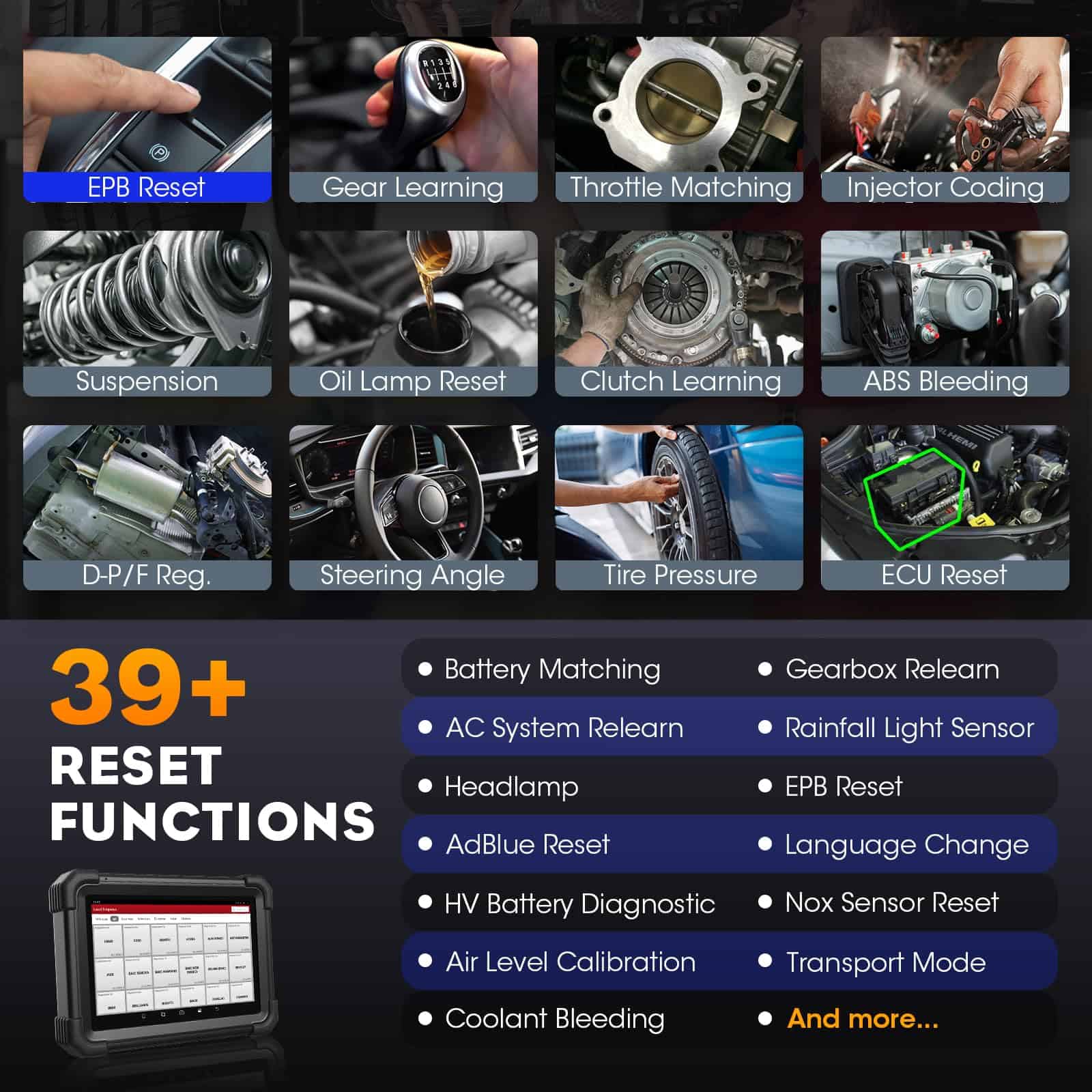 LAUNCH X431 IM Elite X431 PRG3 Escáner 39 Servicios - Imagen 3