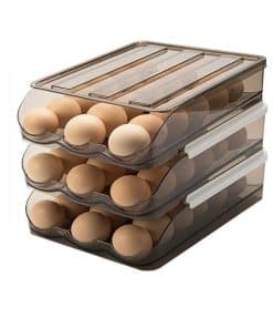 Organizador de huevos para nevera NoSunset, organizador