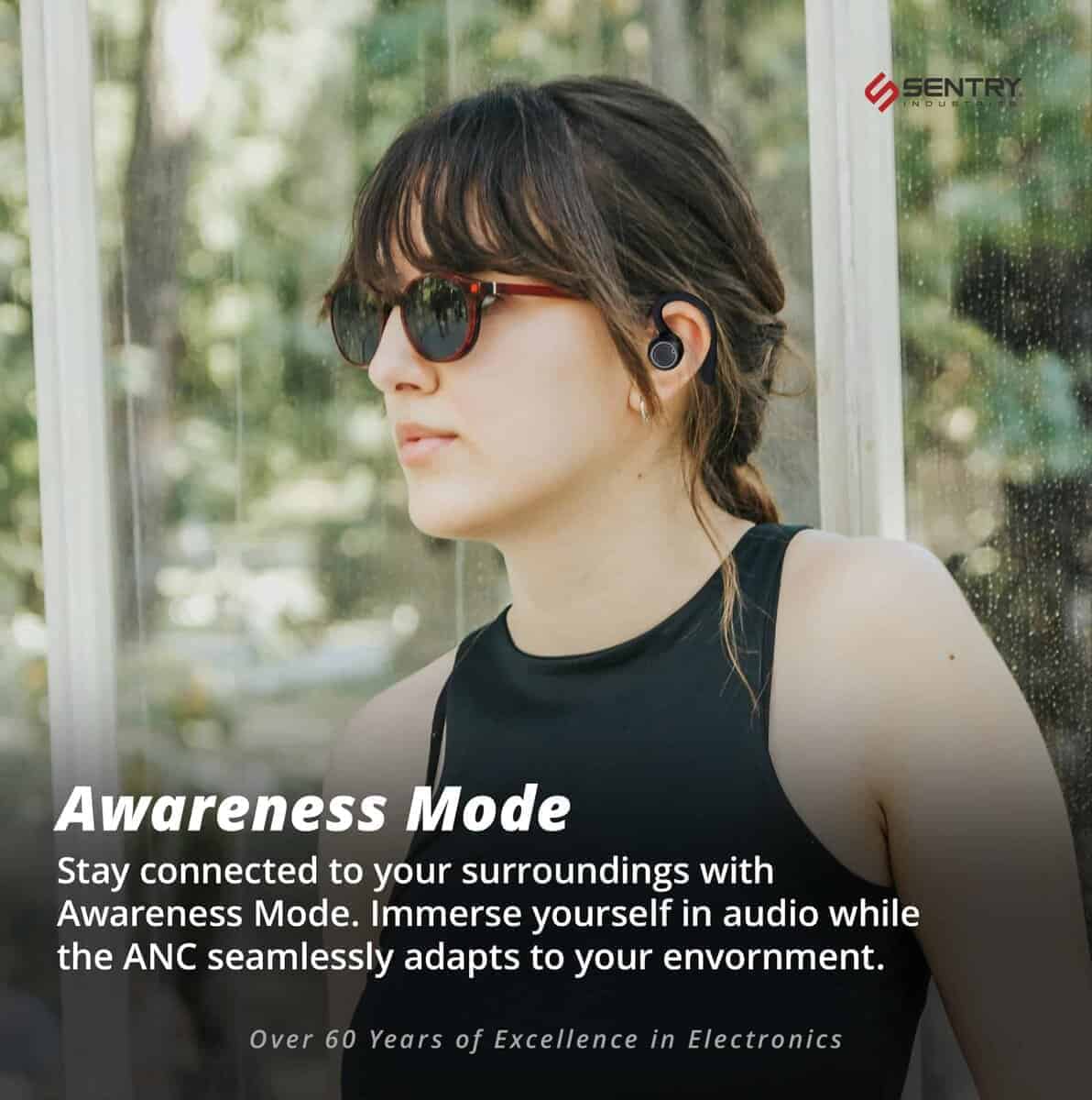 Audífonos inalámbricos Bluetooth Sentry OSE Sport Hook, - Imagen 3