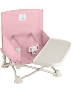 Asiento elevador de viaje hiccapop OmniBoost -Flamingo Pink