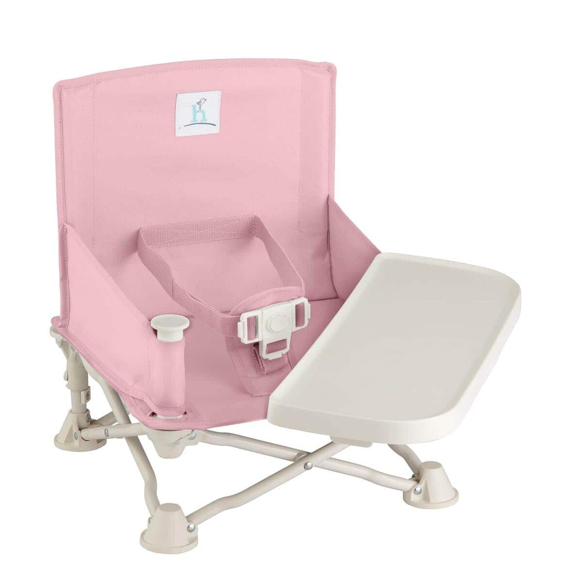 Asiento elevador de viaje hiccapop OmniBoost -Flamingo Pink