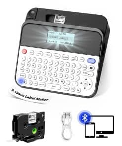 Máquina de etiquetado EazeID con cinta D480BT Bluetooth