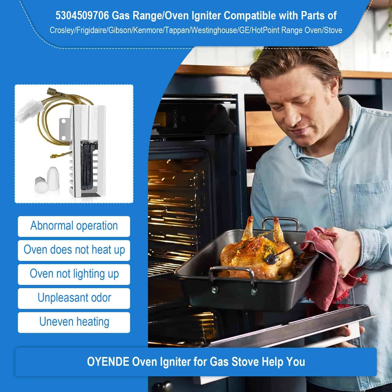 5304509706 Encendedor de Horno de Gas, 316489402 para - Imagen 4