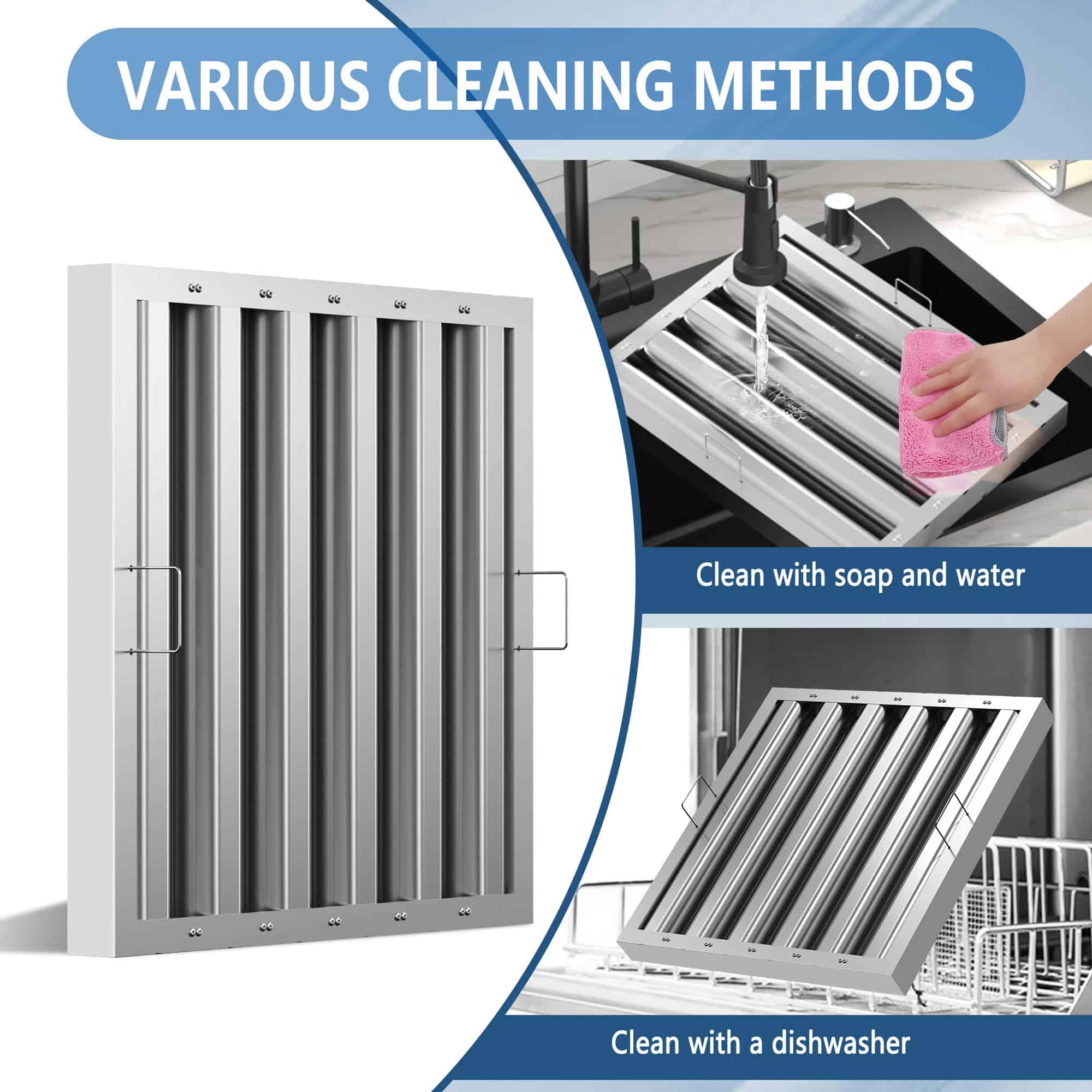 Filtro de Campana de Cocina Comercial de Acero Inoxidable - Imagen 4