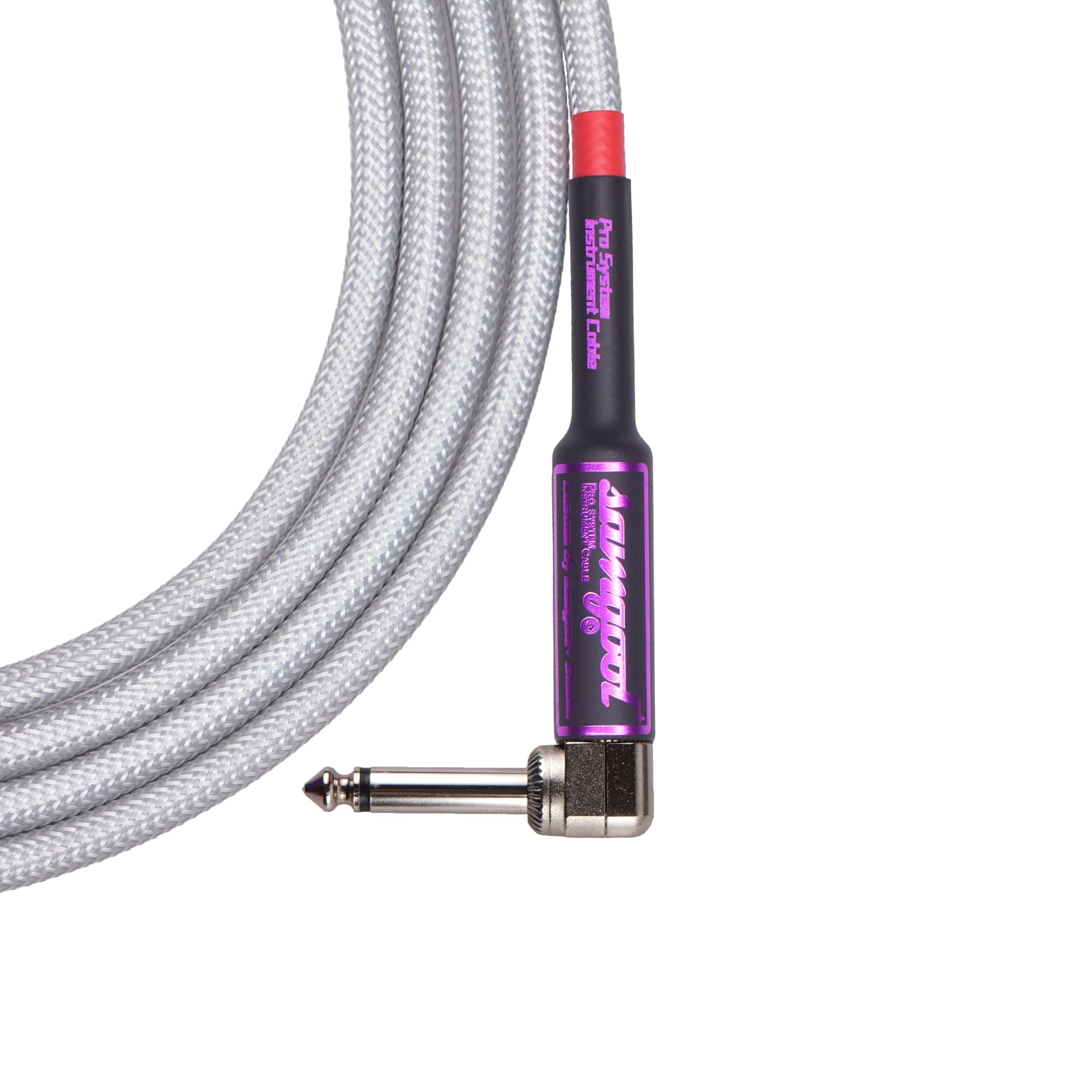 Cable de Guitarra Samgool de 15 pies, Cable de -Gris Platead