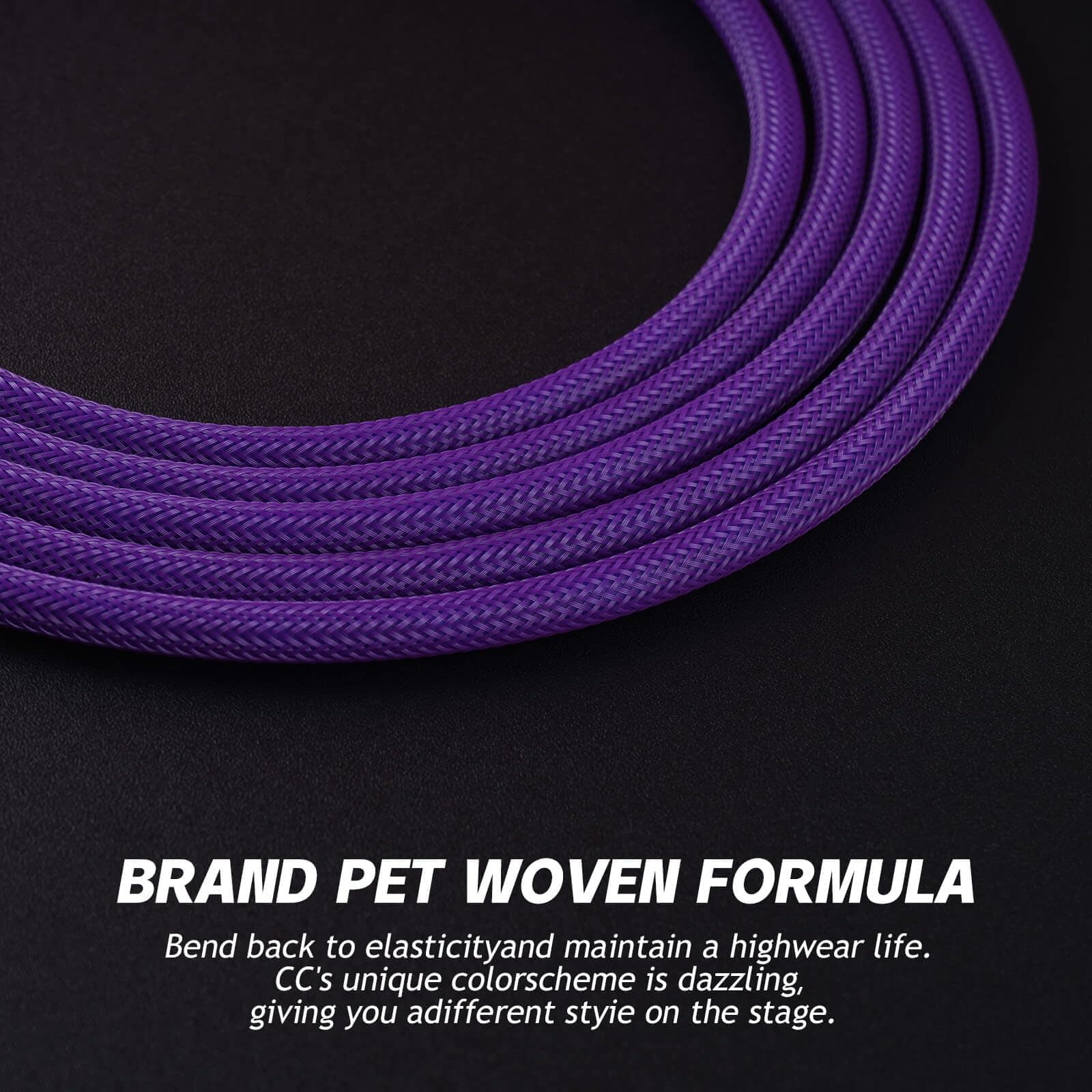 Cable de Guitarra Samgool de 20 pies, Cable de -Morado - Imagen 3