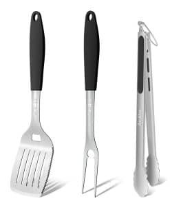 Set de Herramientas para Asar Svailse, 3 piezas de Acero