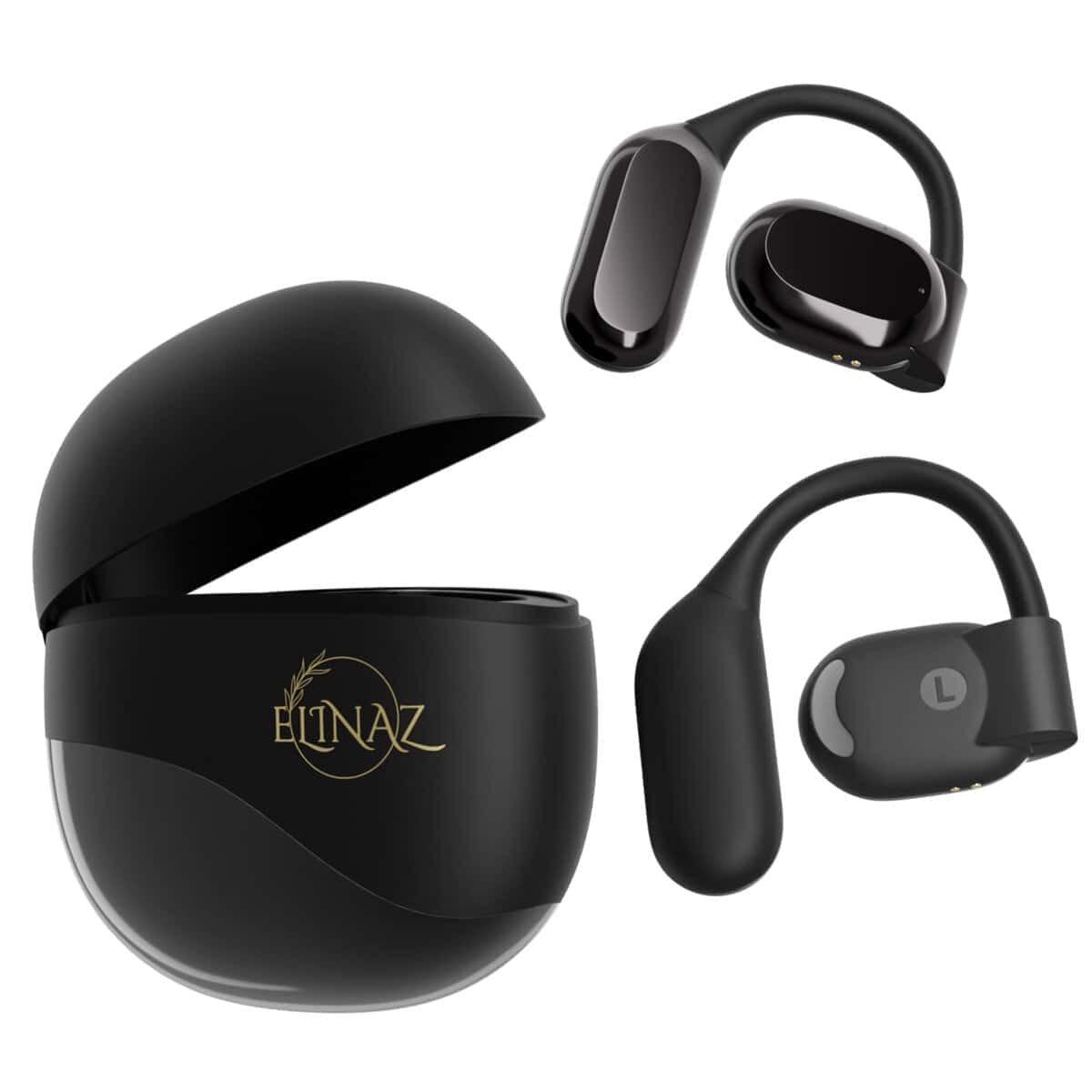 ELINAZ Auriculares inalámbricos de oído abierto Bluetooth -