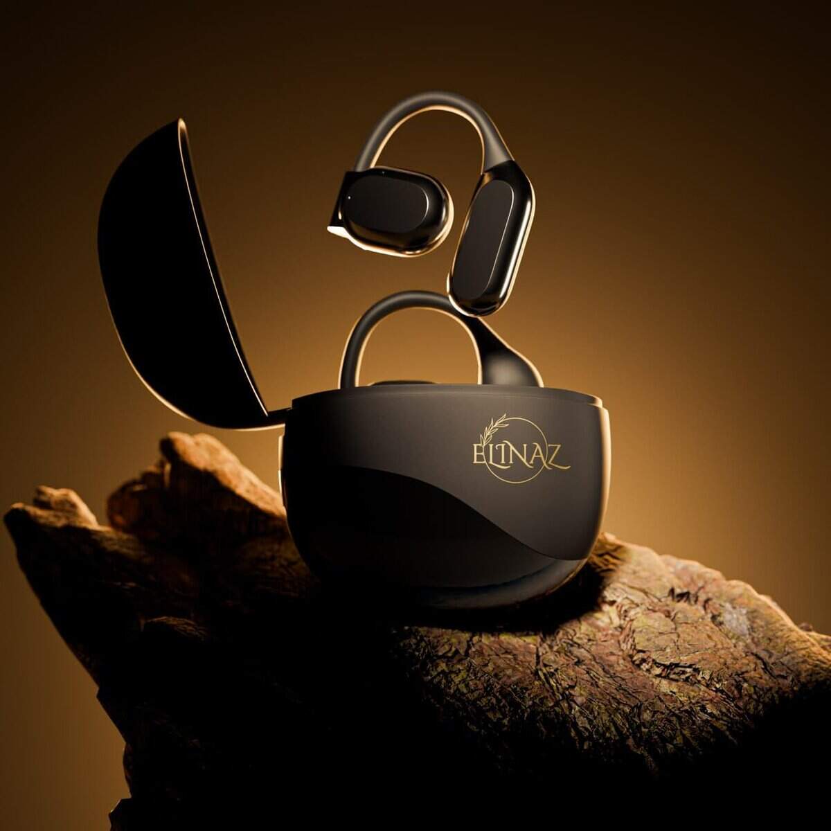 ELINAZ Auriculares inalámbricos de oído abierto Bluetooth - - Imagen 3