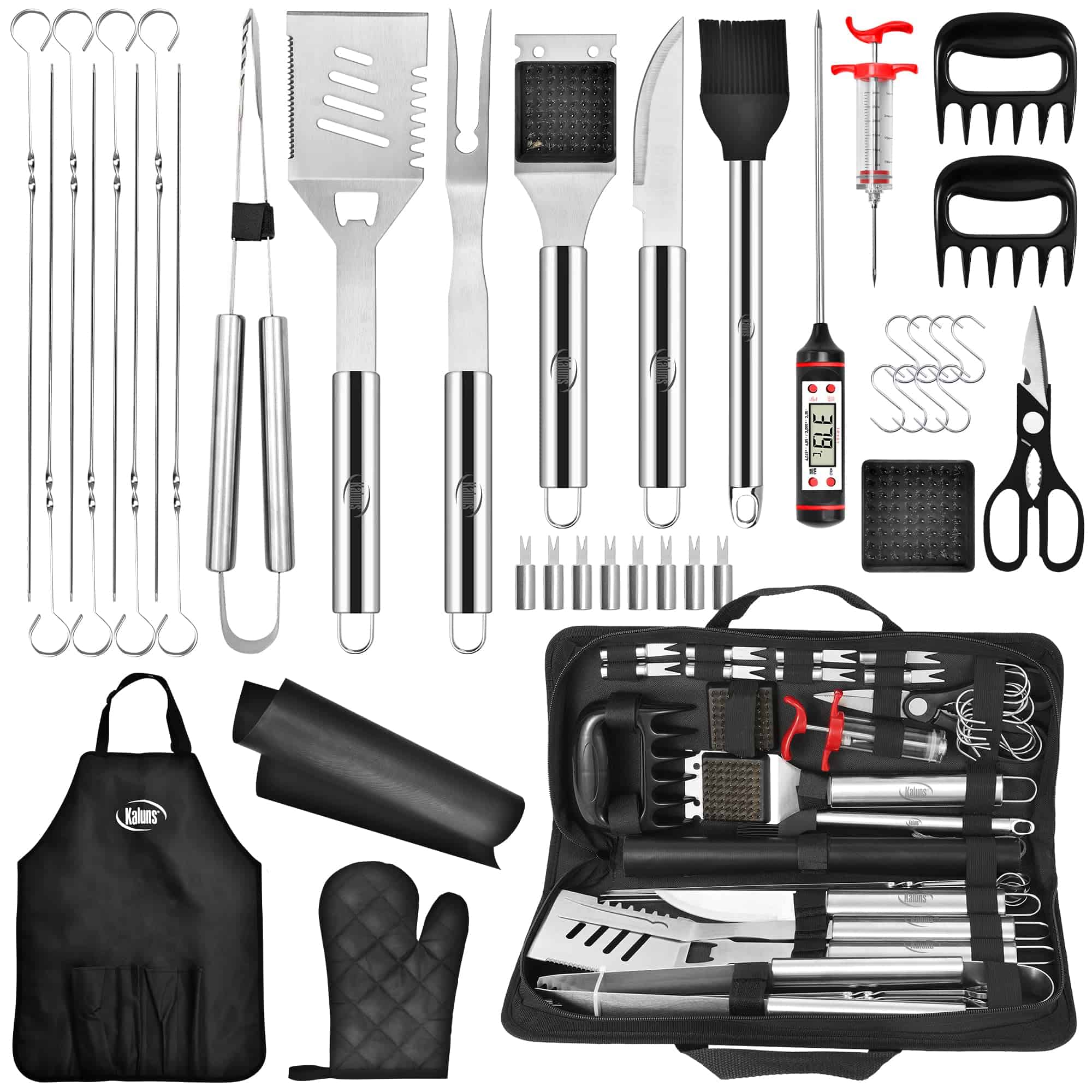 Accesorios de Barbacoa Kaluns, Juego de Parrilla Completo