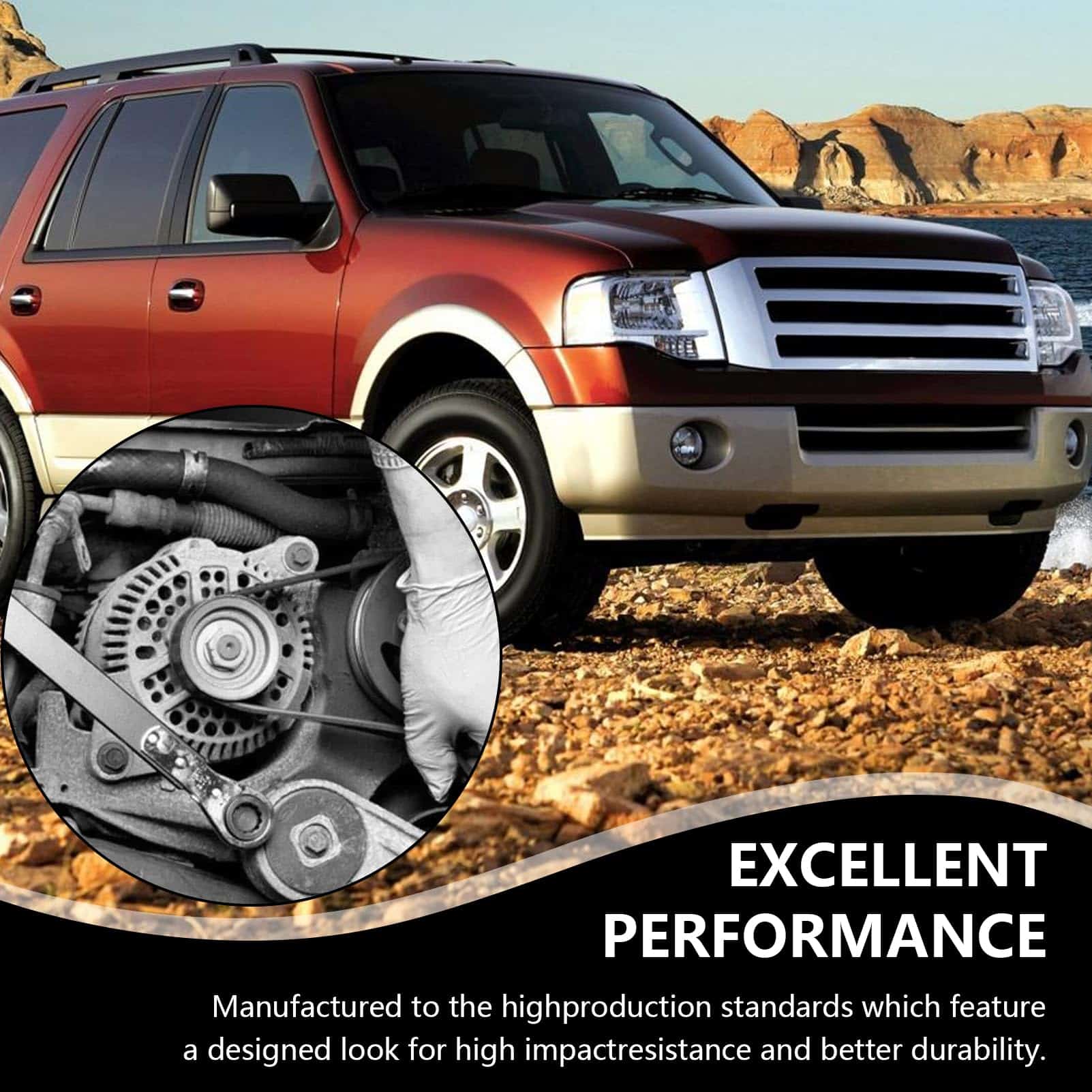 Alternador compatible con F-150 2009-2010 Expedition - Imagen 3