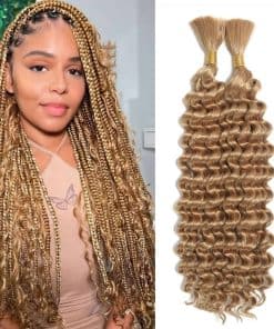 Cabello Trenzado Rubio 2 Paquetes 100g Onda Profunda