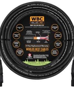 WBC-VALUELINE-2CS (22 AWG) - Cable de -Black