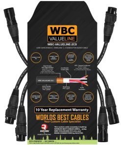 WBC-VALUELINE-2CS (22 AWG) - 3 Unidades - 1 Pies - Cable de
