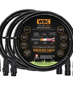 WBC-VALUELINE-2CS (22 AWG) - 3 Unidades - 3 Pies Cable de