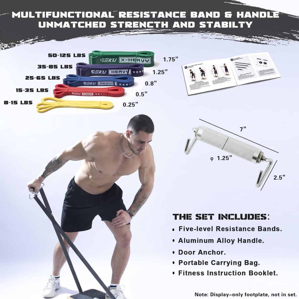 Banda de Resistencia GEKU FIT con Mango de Aleación de - Imagen 4