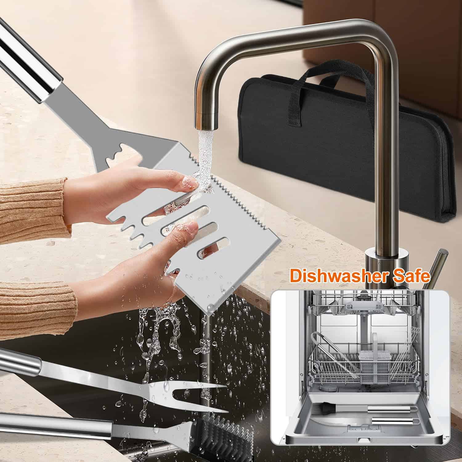 Set de Accesorios para Parrilla de Barbacoa de Alta - Imagen 5