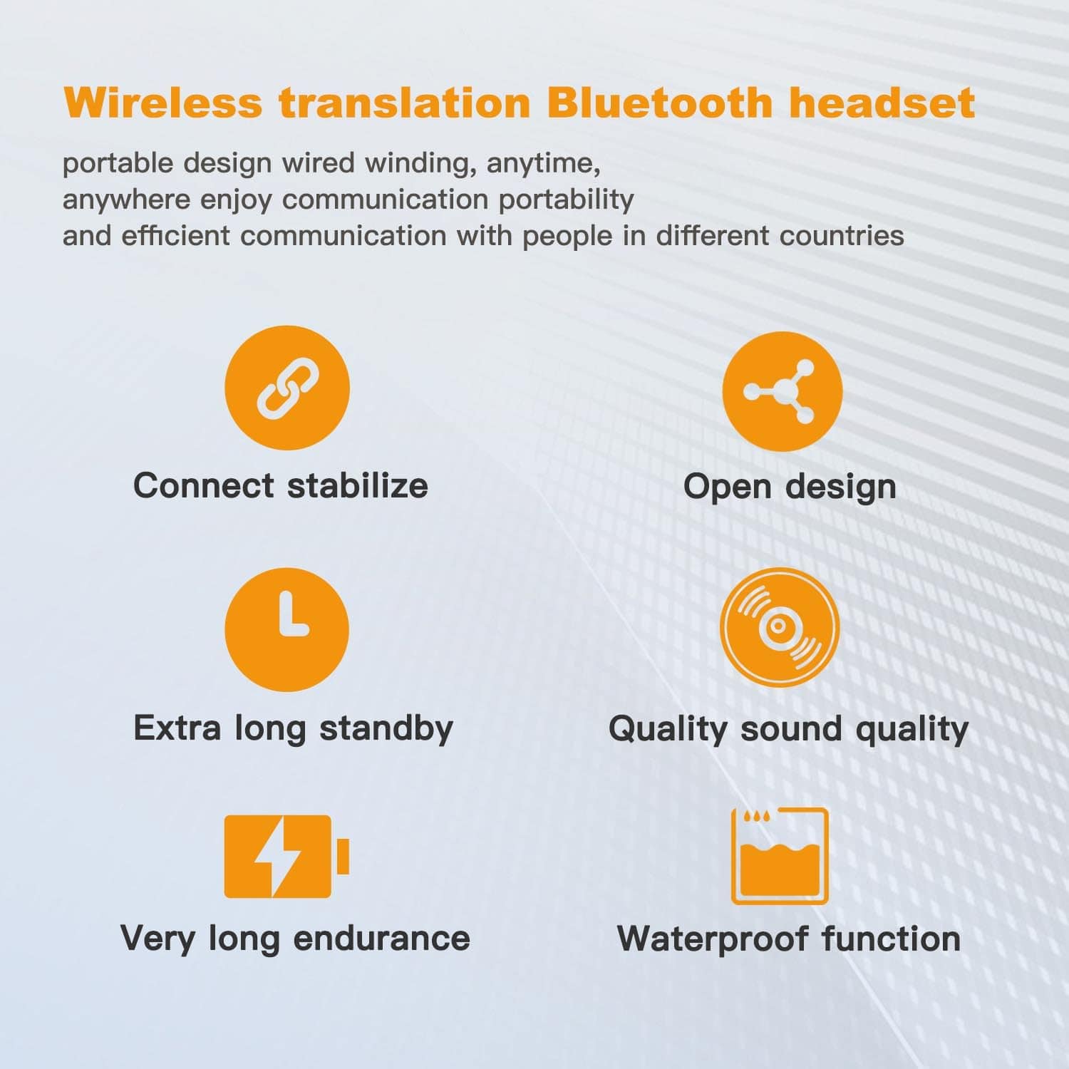 Auriculares de Traducción de Idiomas, Multi en Uno - Imagen 8