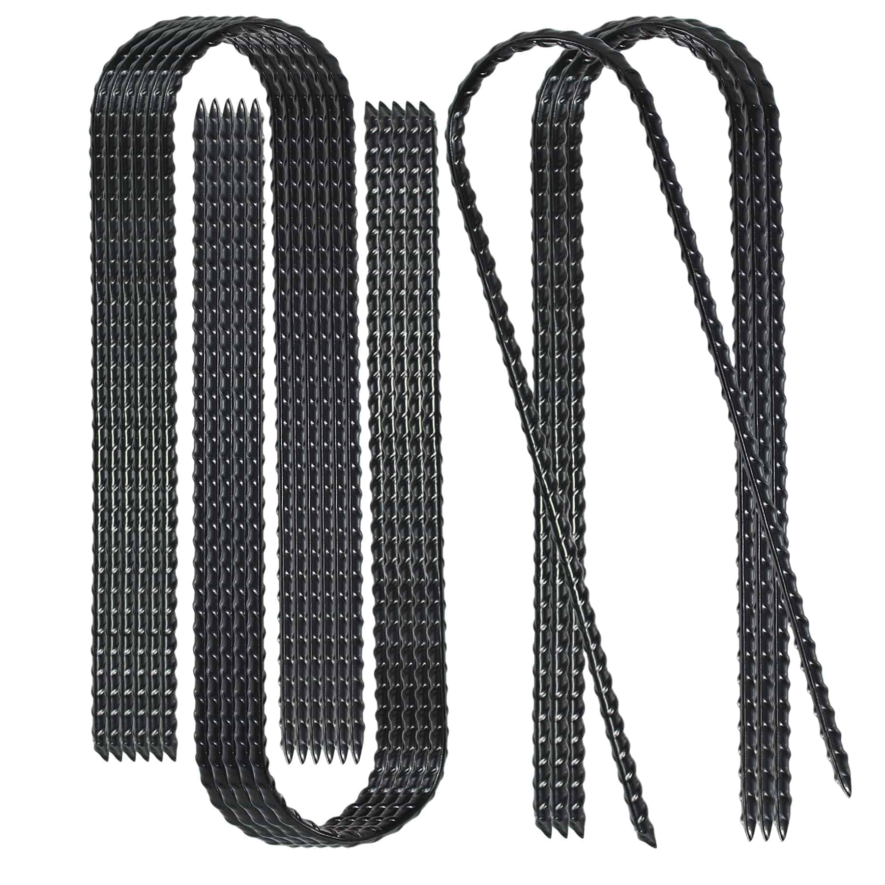Estacas de Trampolín en U de Acero de 10 Pulgadas, Pesadas,