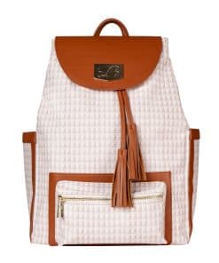 Bolso de pañales de lujo Blueberry con mochila grande para