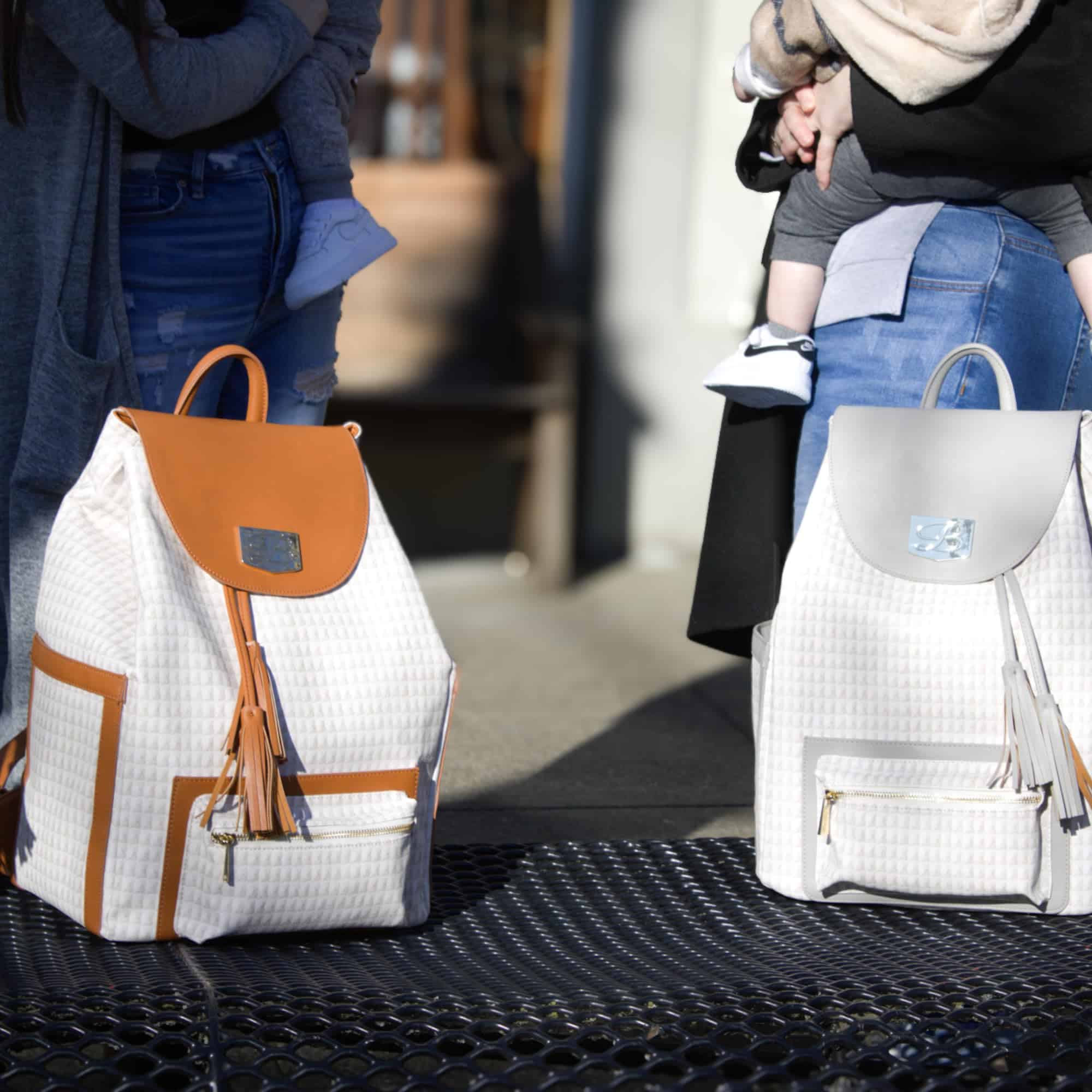 Bolso de pañales de lujo Blueberry con mochila grande para - Imagen 9