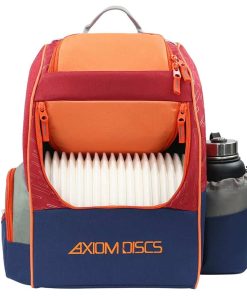 Mochila de Disc Golf Axiom Discs Shuttle (Naranja/Rubí)