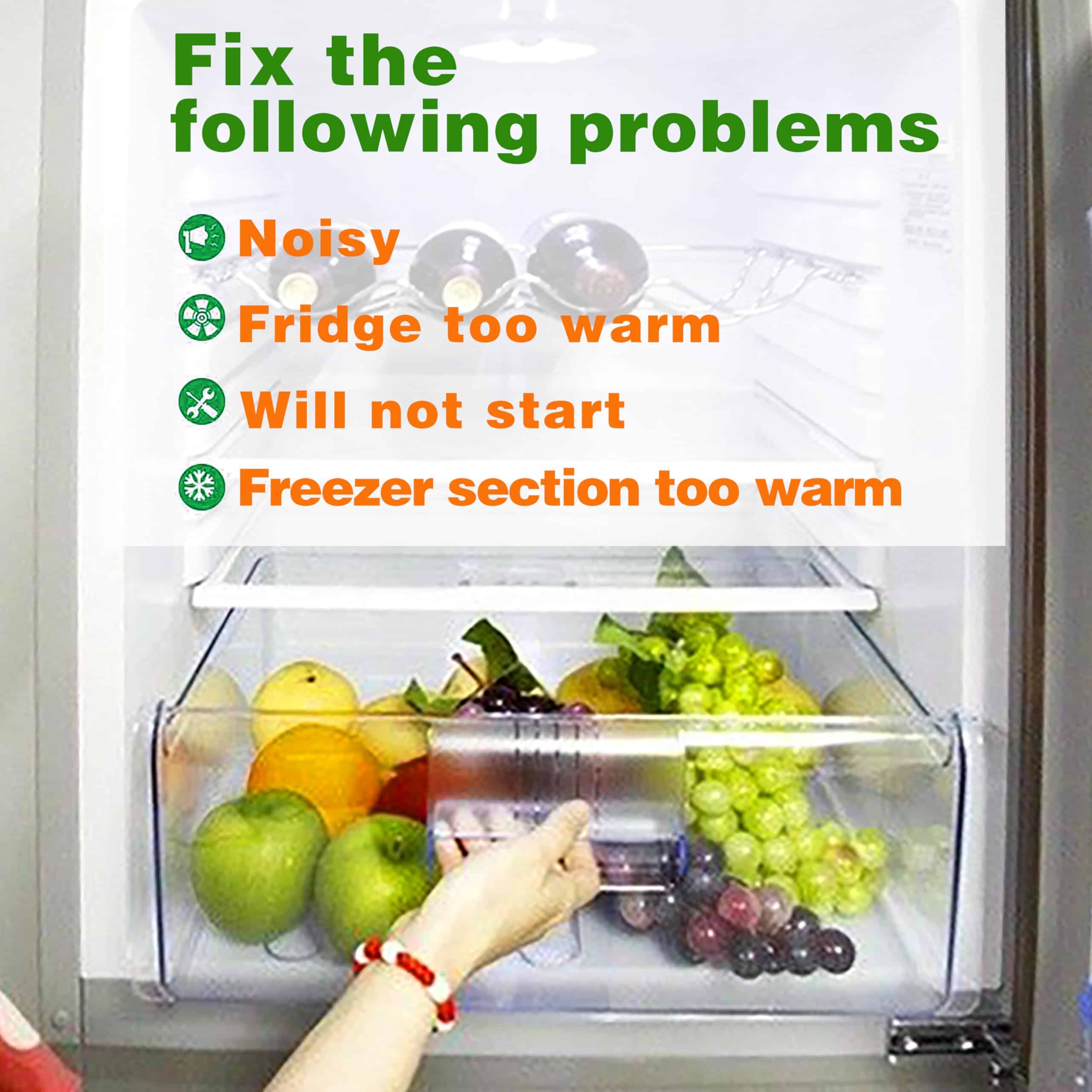 CDDCWZ WR60X35365 Ventilador del evaporador del congelador, - Imagen 10