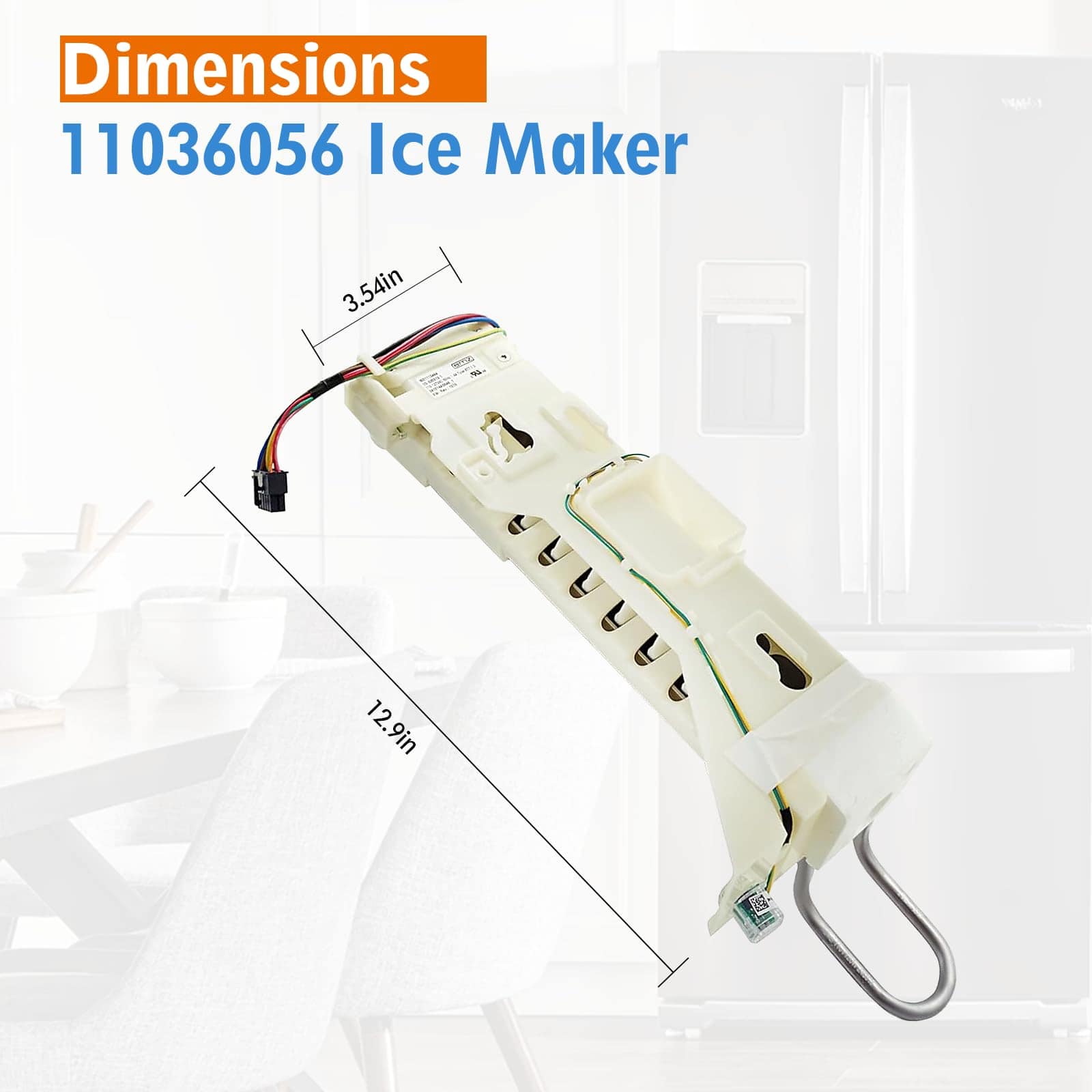 Fabricante de hielo para refrigerador 11036056 compatible - Imagen 6