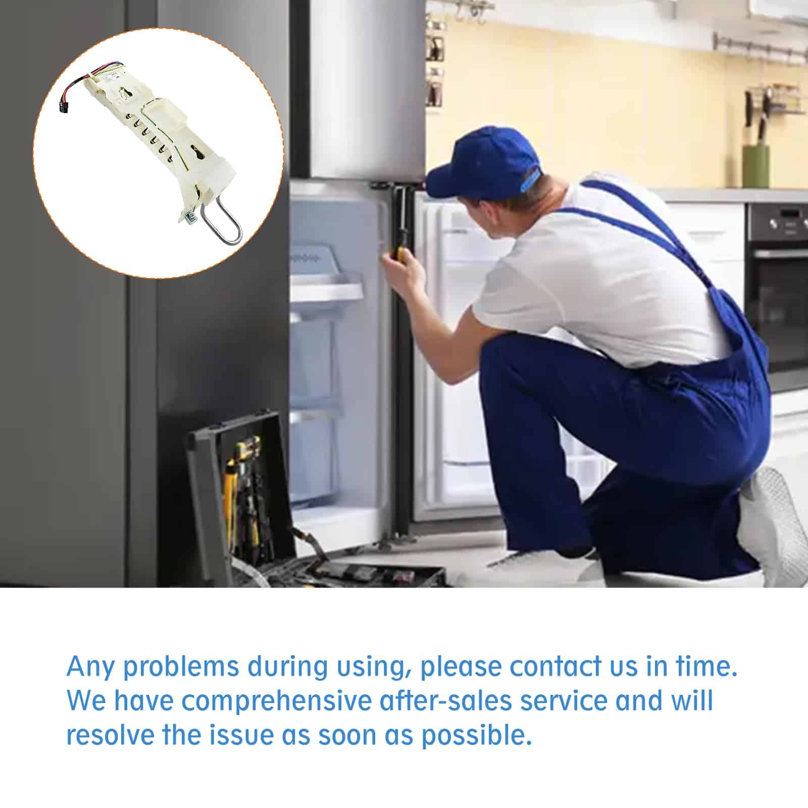 Fabricante de hielo para refrigerador 11036056 compatible - Imagen 8