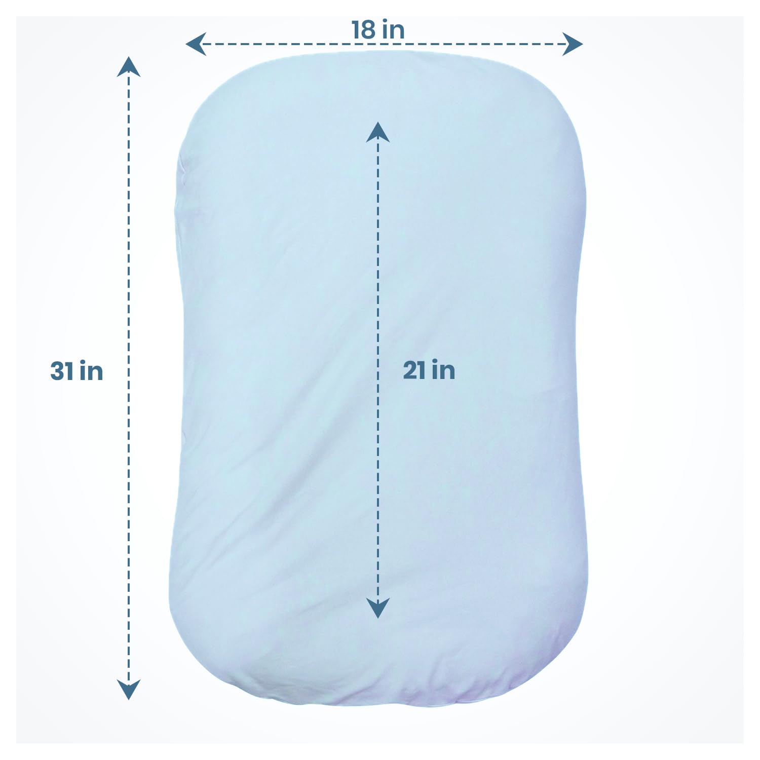 Aila+Aiden Snuggle Style Baby Nest, Recostador de Bebé, - Imagen 4