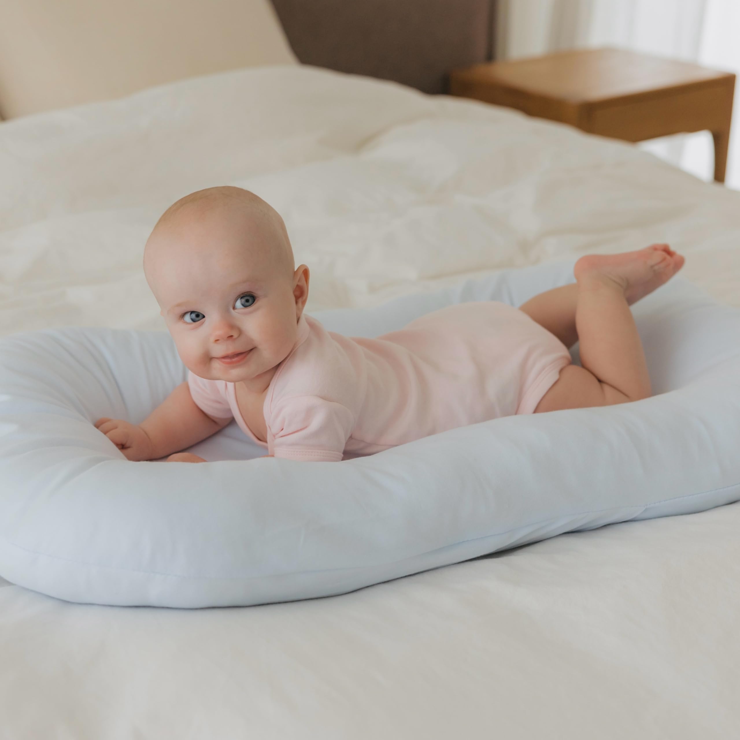 Aila+Aiden Snuggle Style Baby Nest, Recostador de Bebé, - Imagen 6