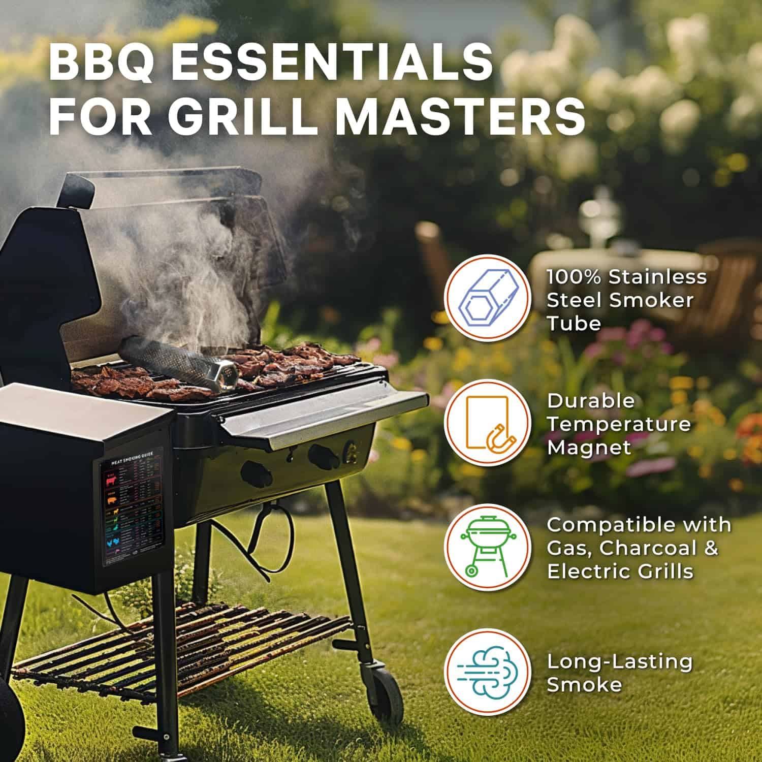 Paquete de Imán de Temperatura de Carne para Barbacoa y - Imagen 4