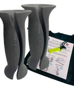 Bandles - Verdaderos Mangos Ergonómicos -Gris Acero