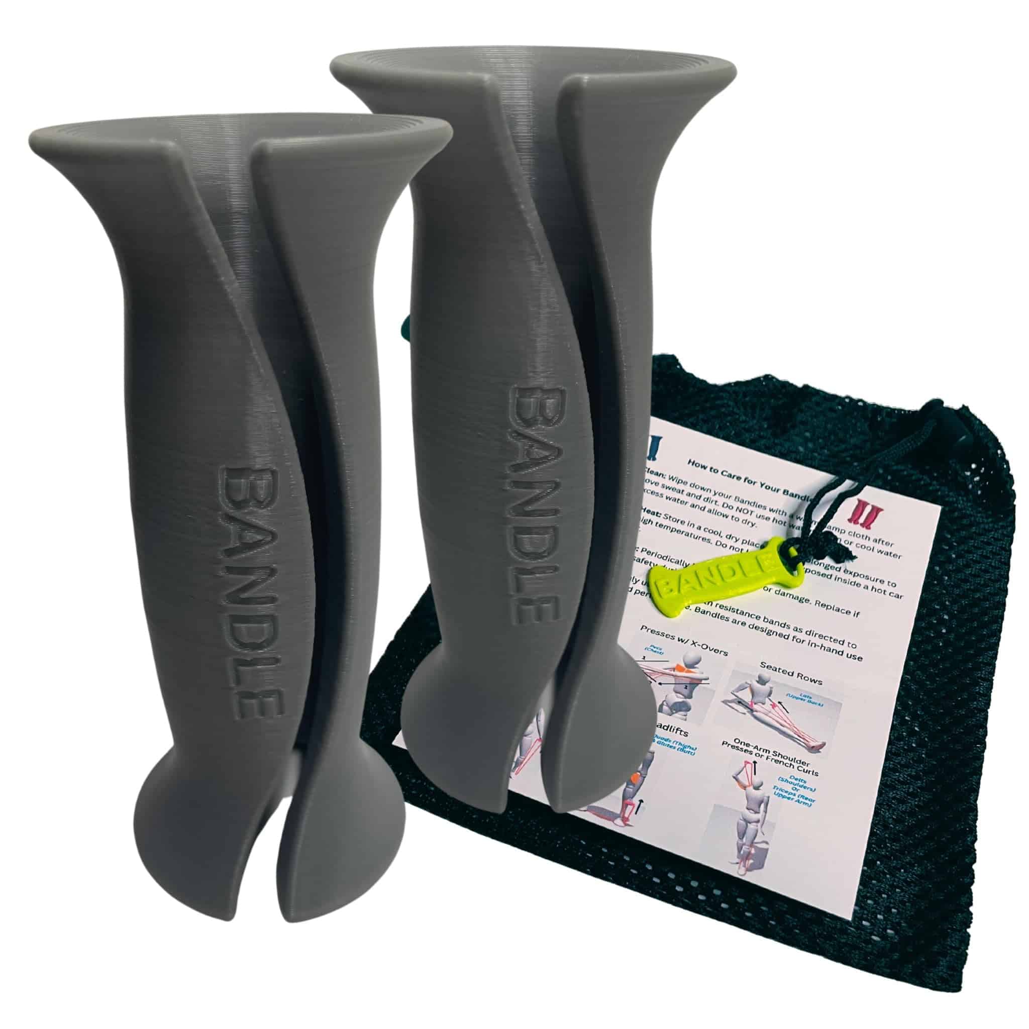 Bandles - Verdaderos Mangos Ergonómicos -Gris Acero