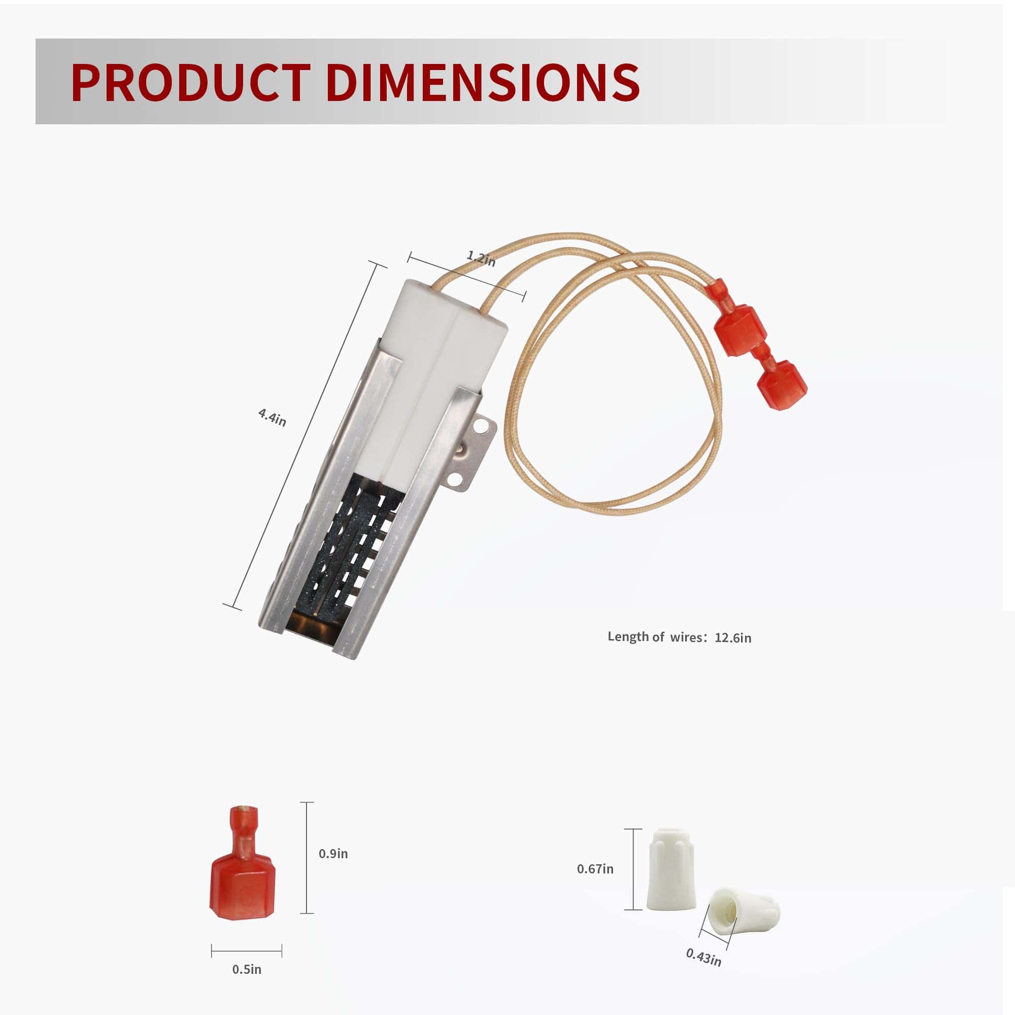 Ignitor de horno de cocina a gas PB040001 Compatible con - Imagen 3