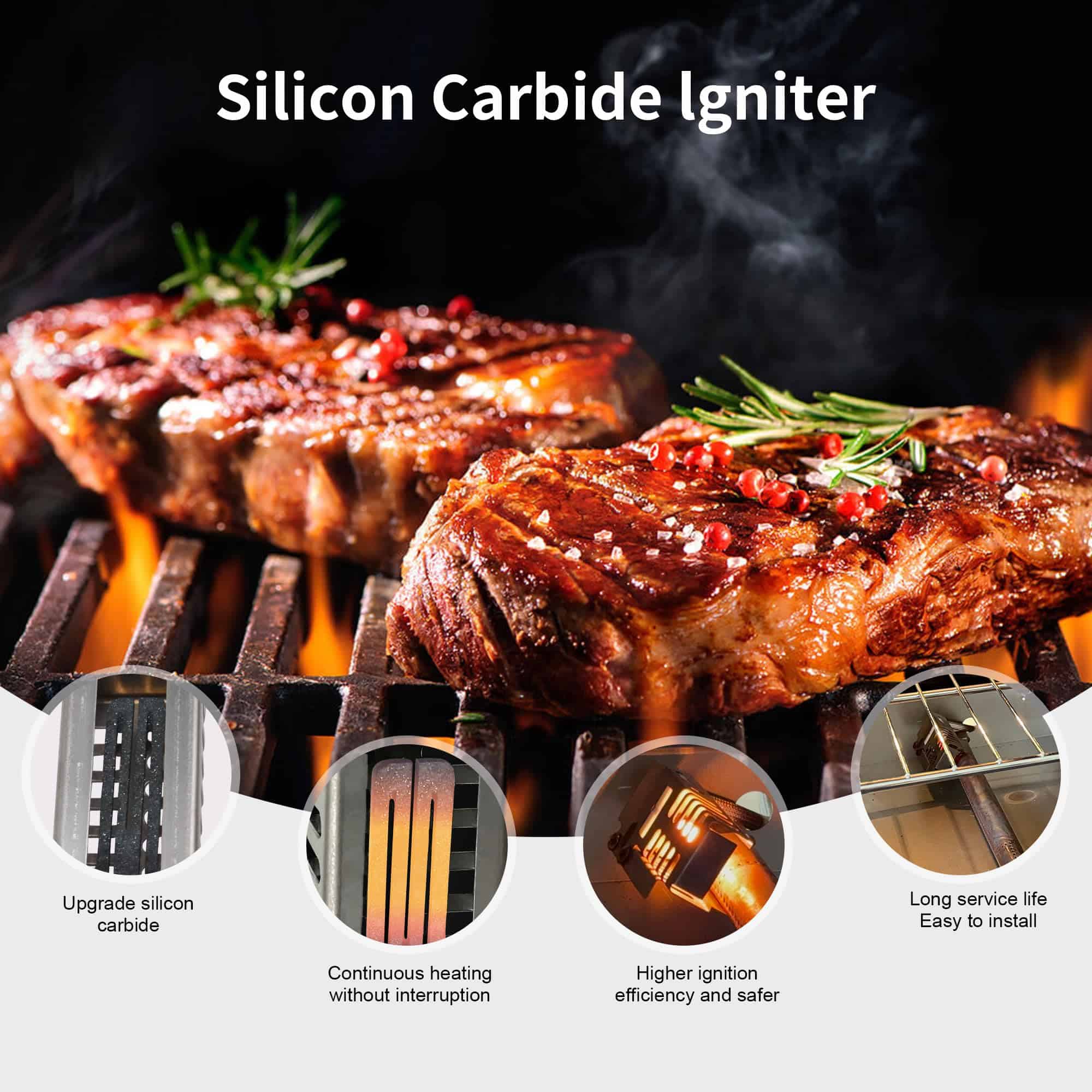 Ignitor de horno de cocina a gas PB040001 Compatible con - Imagen 4