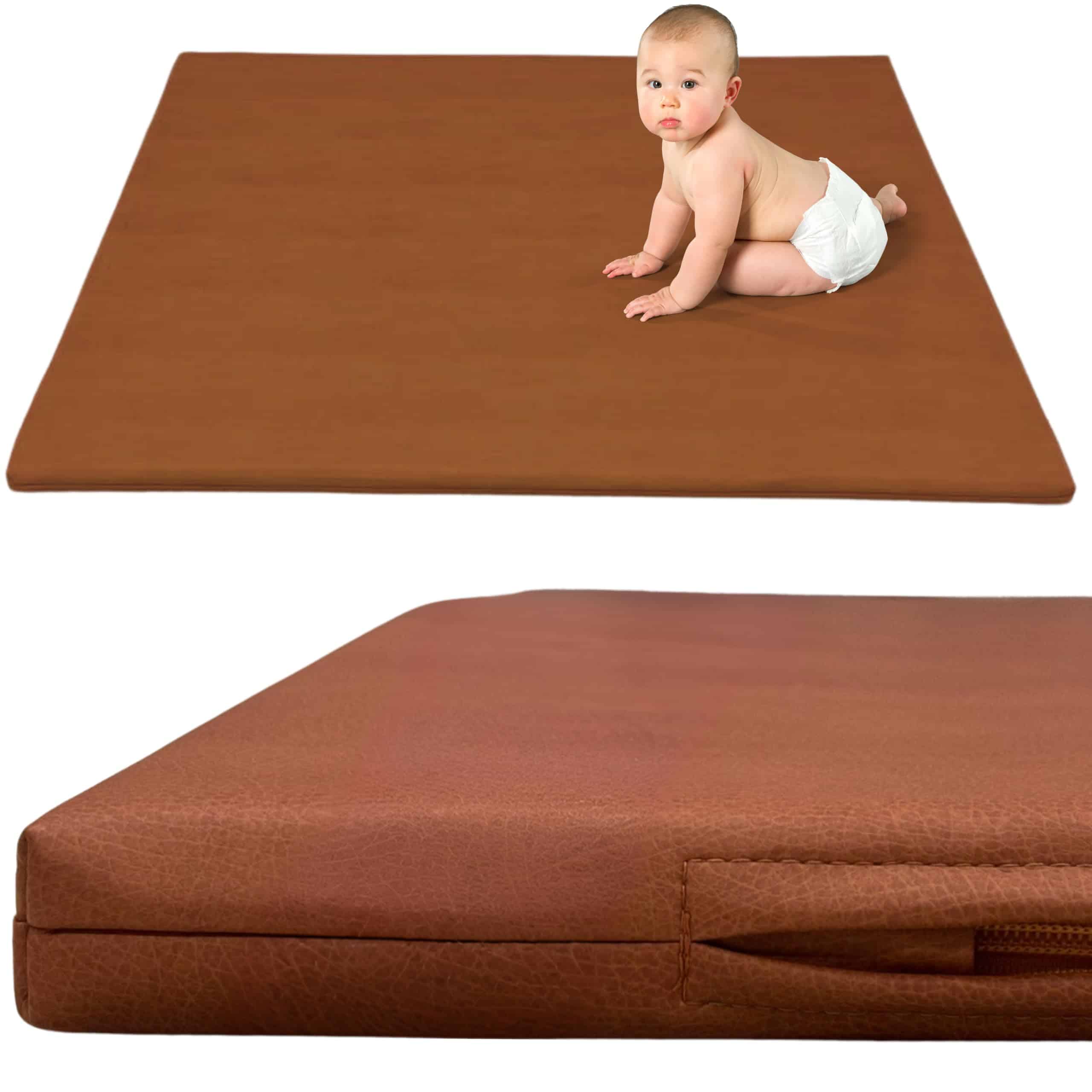 Tapete de juego de piel vegana premium Play and Sprout 1.4