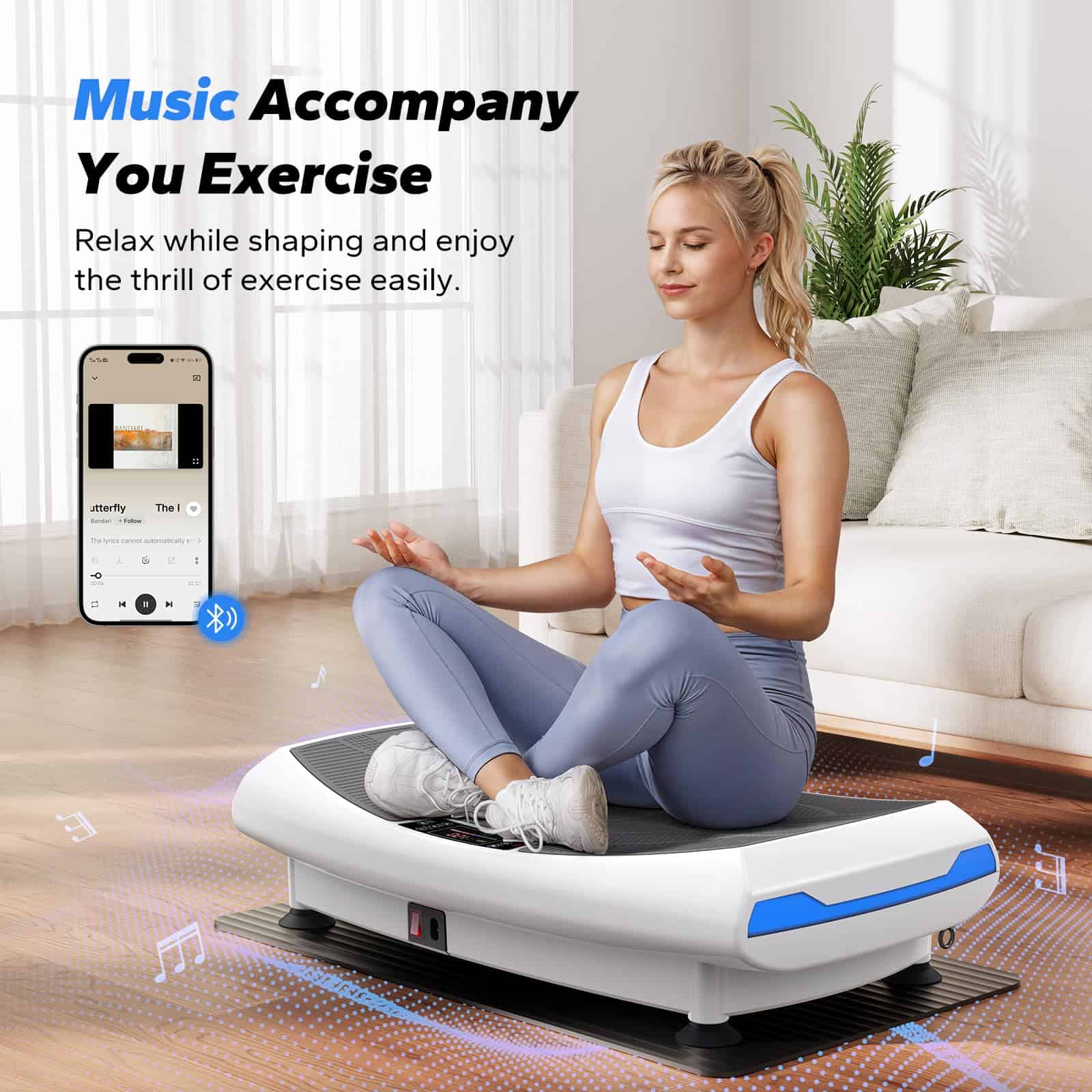 Máquina de Ejercicio de Placas de Vibración MERACH 4D, - Imagen 6