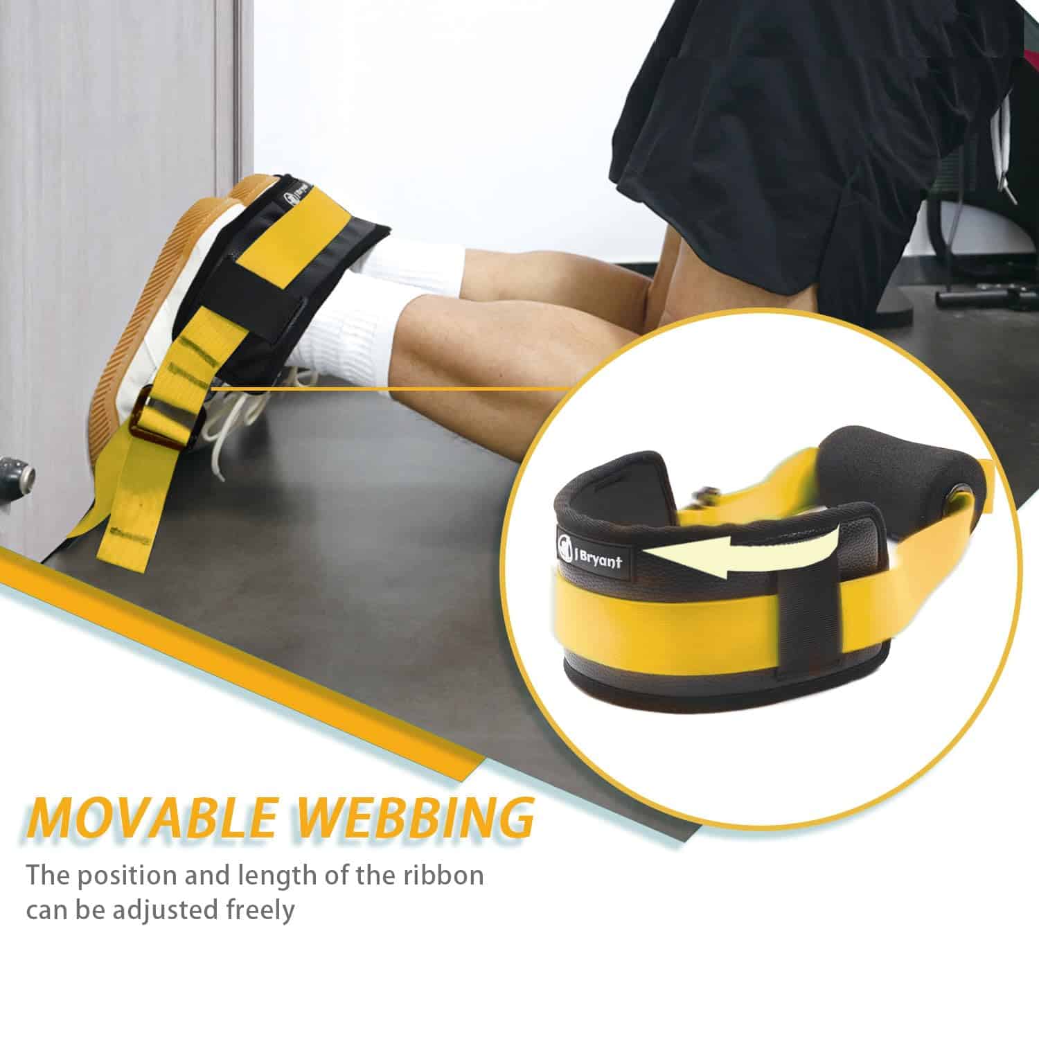 Correa Ajustable para Curl Nórdico con Anclaje de Espuma - Imagen 4