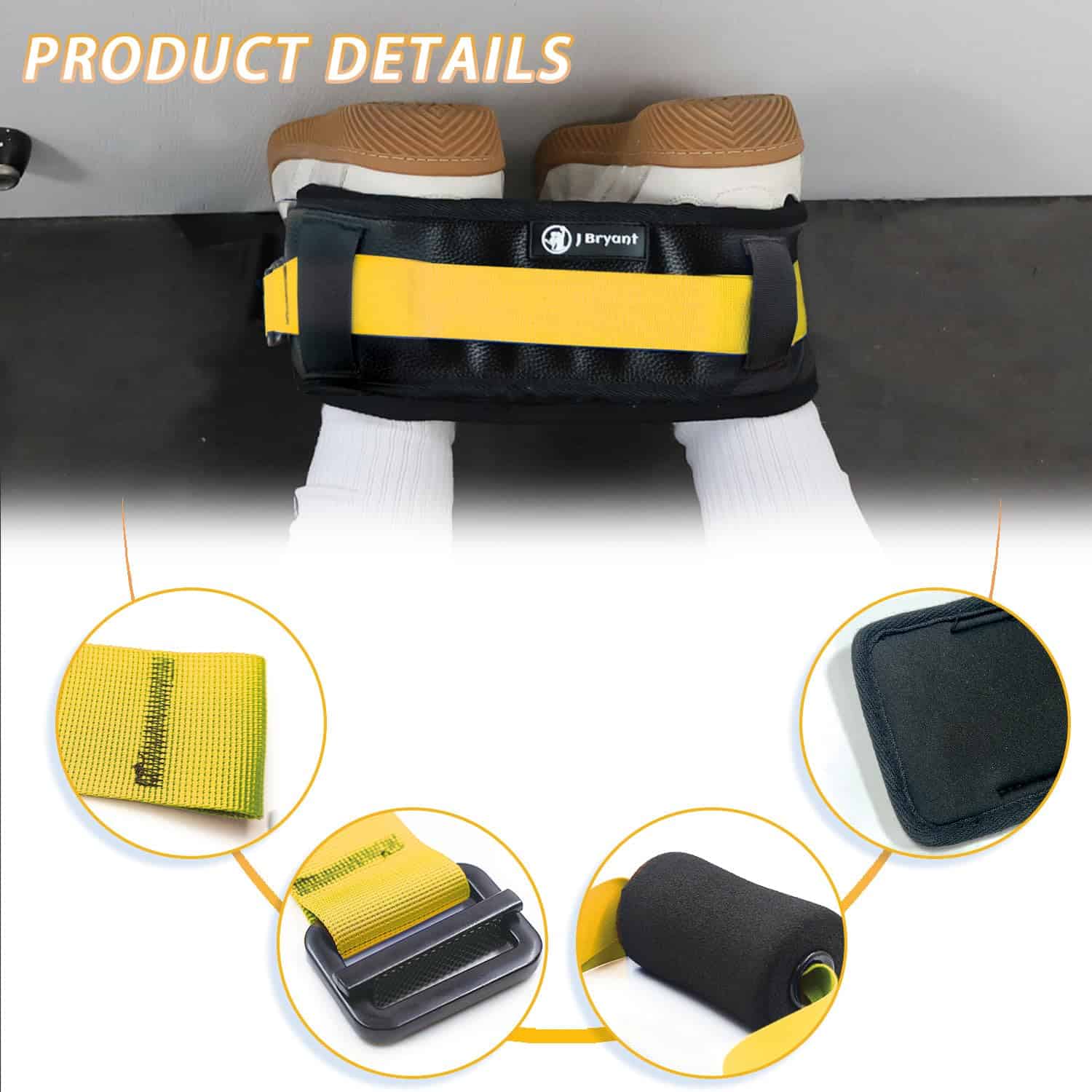 Correa Ajustable para Curl Nórdico con Anclaje de Espuma - Imagen 6