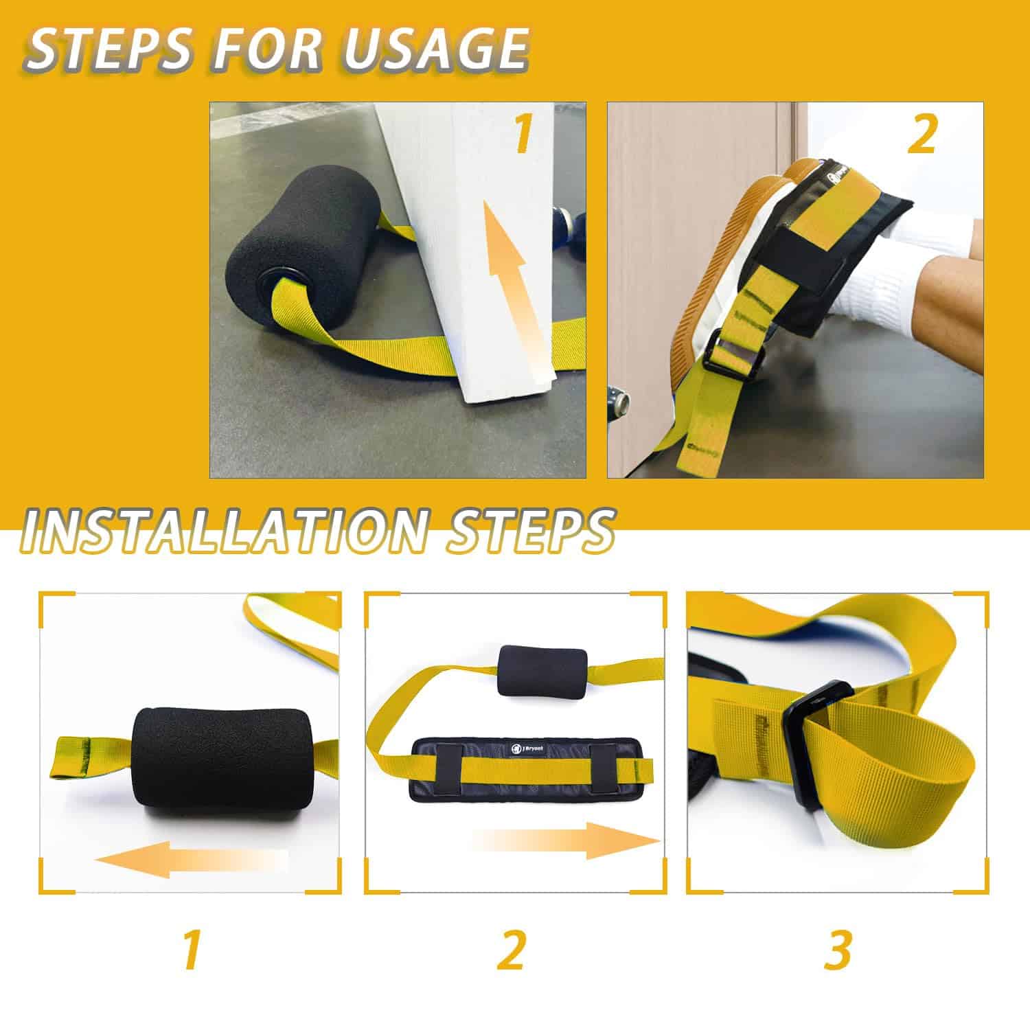 Correa Ajustable para Curl Nórdico con Anclaje de Espuma - Imagen 7