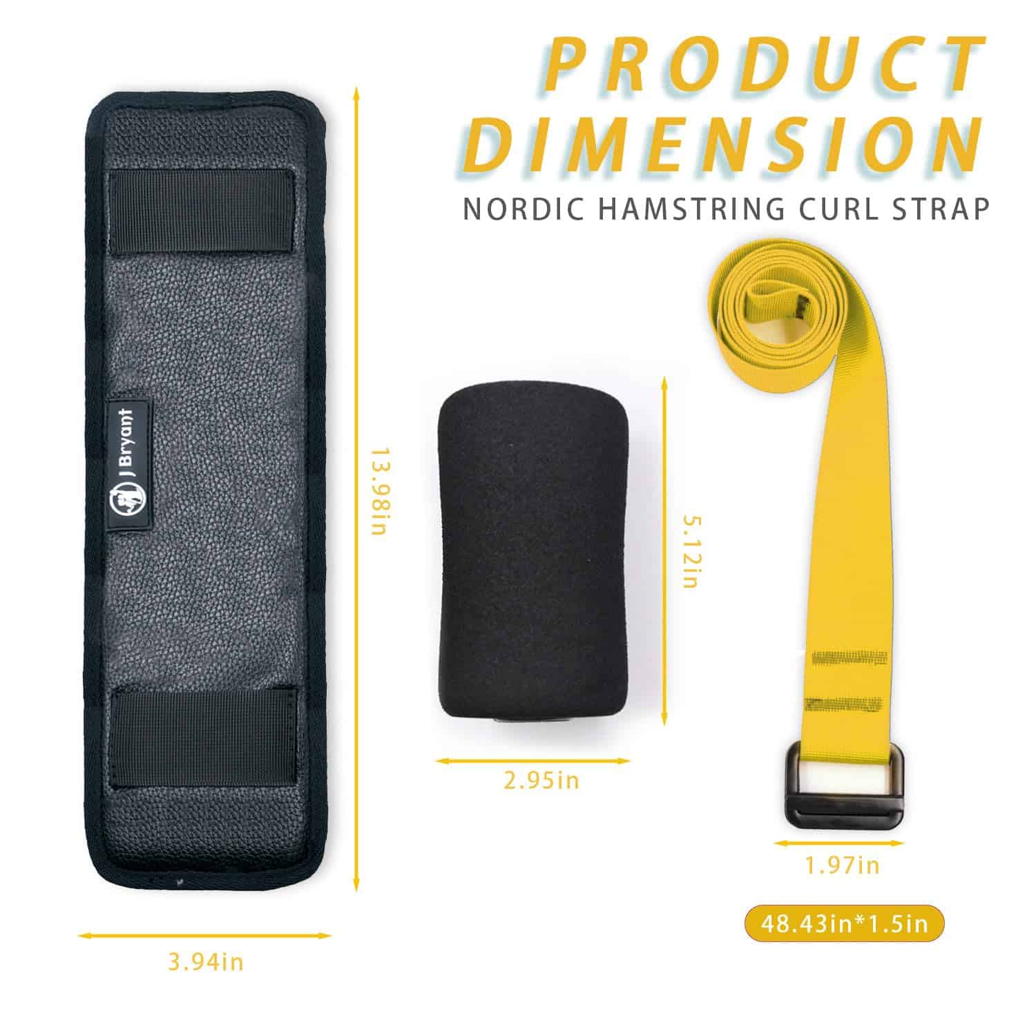 Correa Ajustable para Curl Nórdico con Anclaje de Espuma - Imagen 5