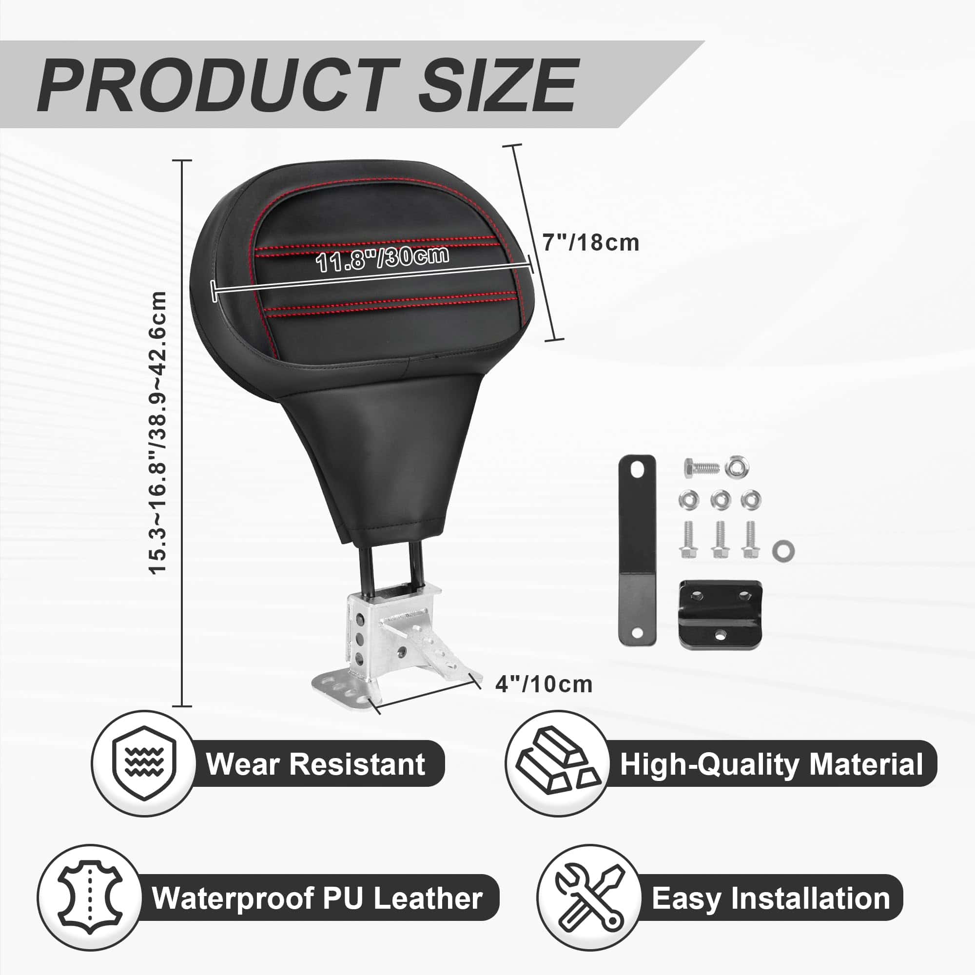 Respaldo de piloto desmontable con liberación rápida para - Imagen 3