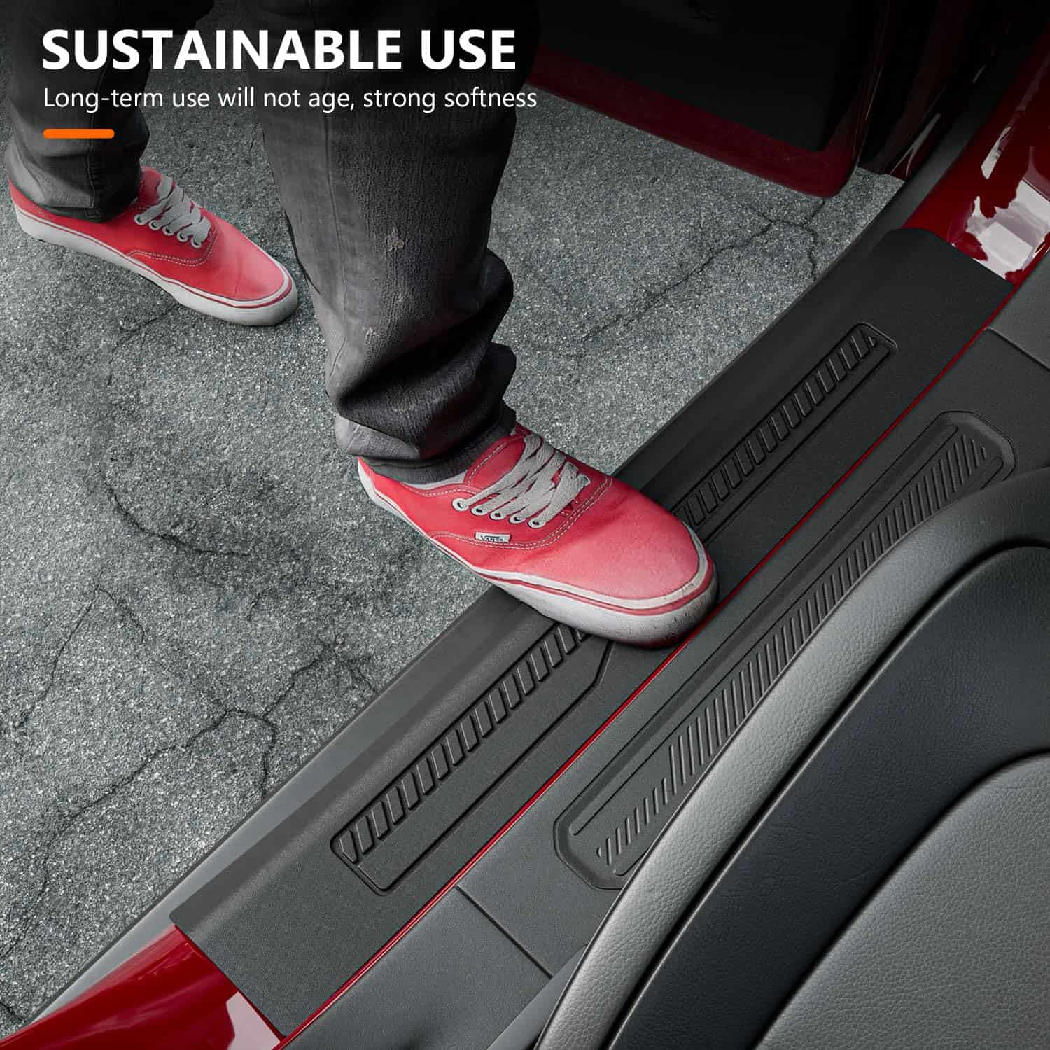 Protector de umbral de puerta powoq compatible con Ford - Imagen 3