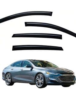 YLSCOO Viseras para Ventanas Rain Guards para Malibu