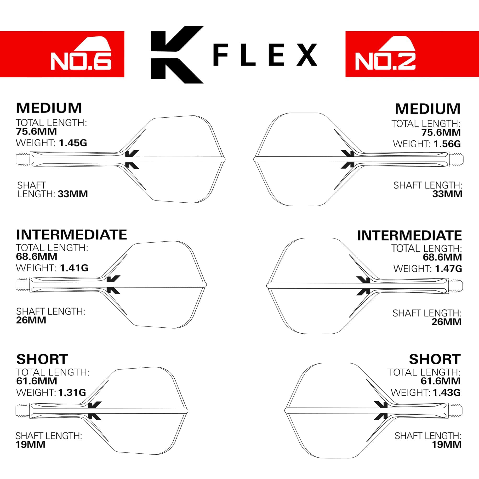 Sistema de Vuelo y Eje K Flex de TARGET Darts Nathan - Imagen 7