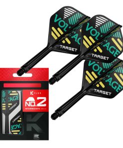 TARGET Darts Rob Cross K Flex Flights and -Negro